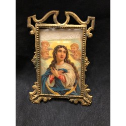 Framed Holy card