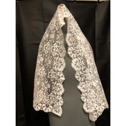 White Lace mantilla