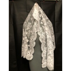 White Lace mantilla