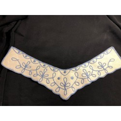 Embroidered neckline