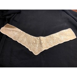 Embroidered neckline