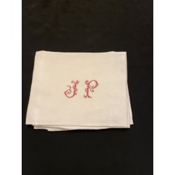 Embroidered napkins X 3