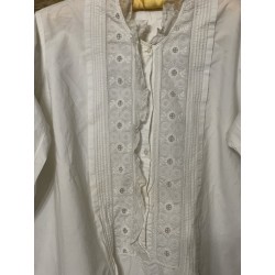 Chemise de nuit brodée