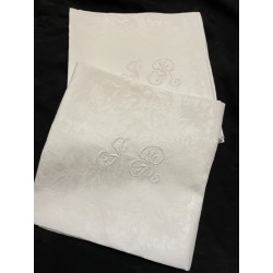 Embroidered napkins X 6