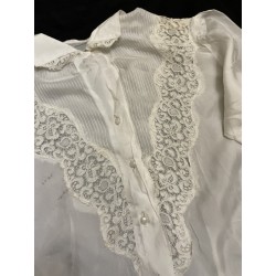 Silk and lace shirt